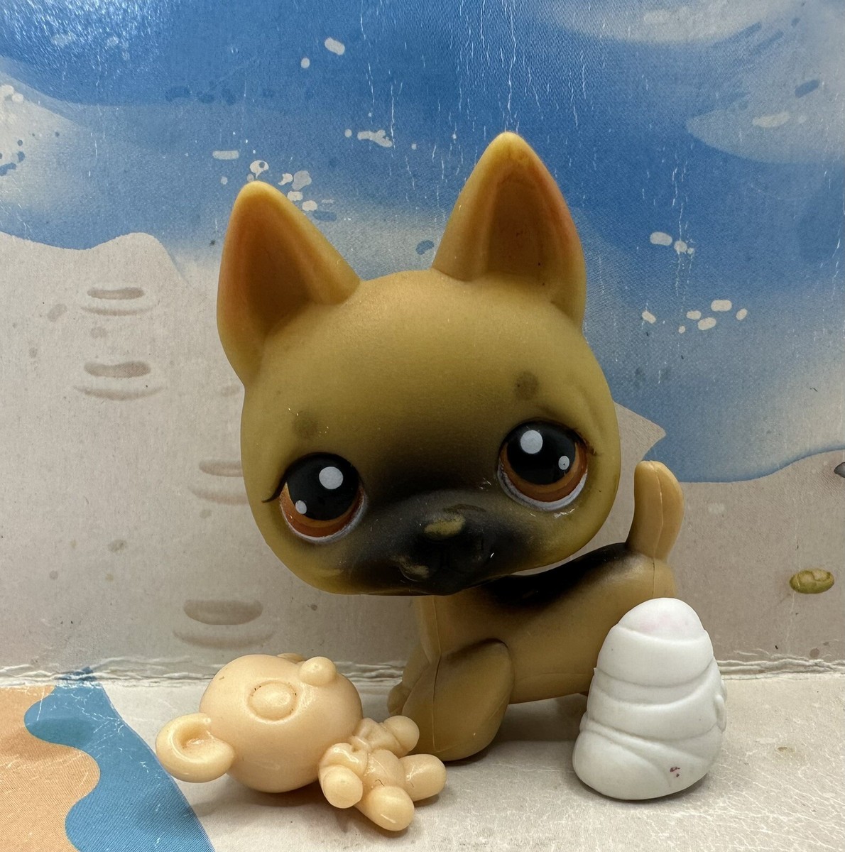 Lot De Figurines Littlest Pet Shop (LPS) - Chiens Berger Allemand Et Autres (ref 34)
