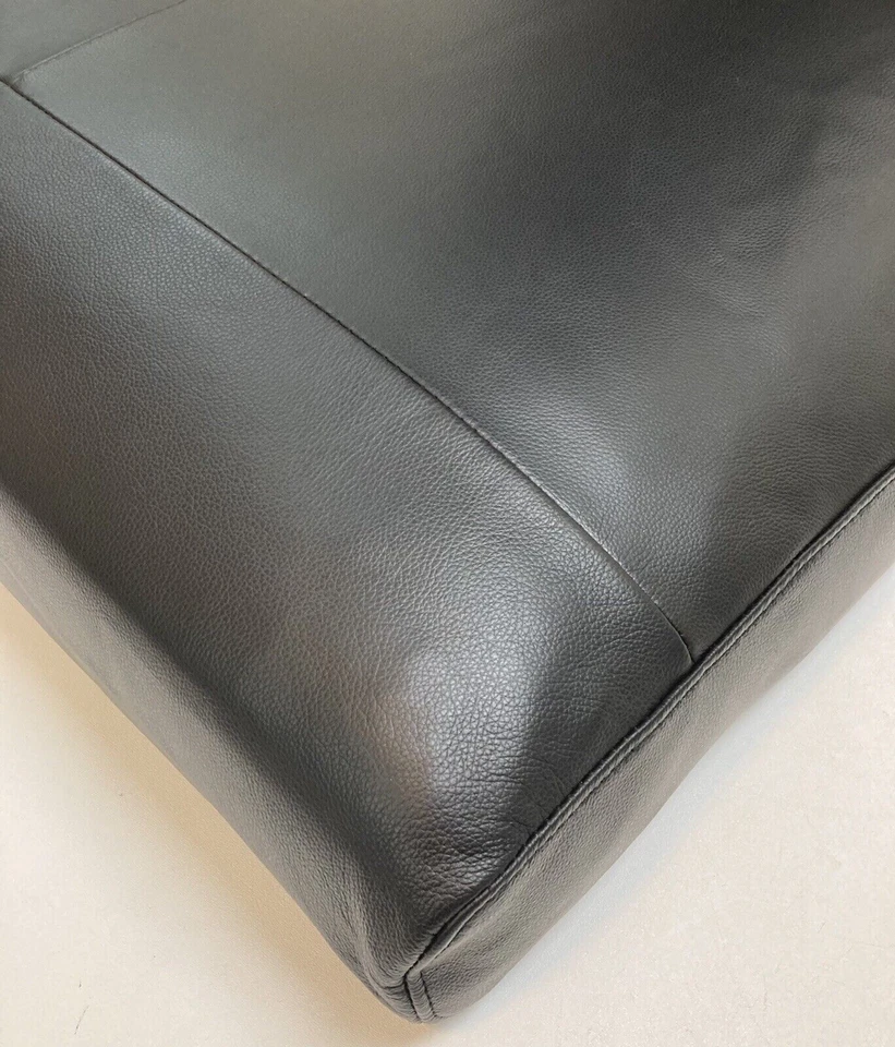  宜家 LIDHULT 座垫皮革替换套套黑色  — 第 3/4 张图片