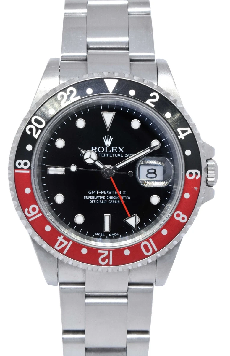 Rolex gmt top black red