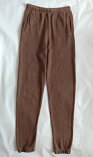 Joah Brown Women  s Size M/L Empire Sweatpants Joggers Brown 100 Cotton USA