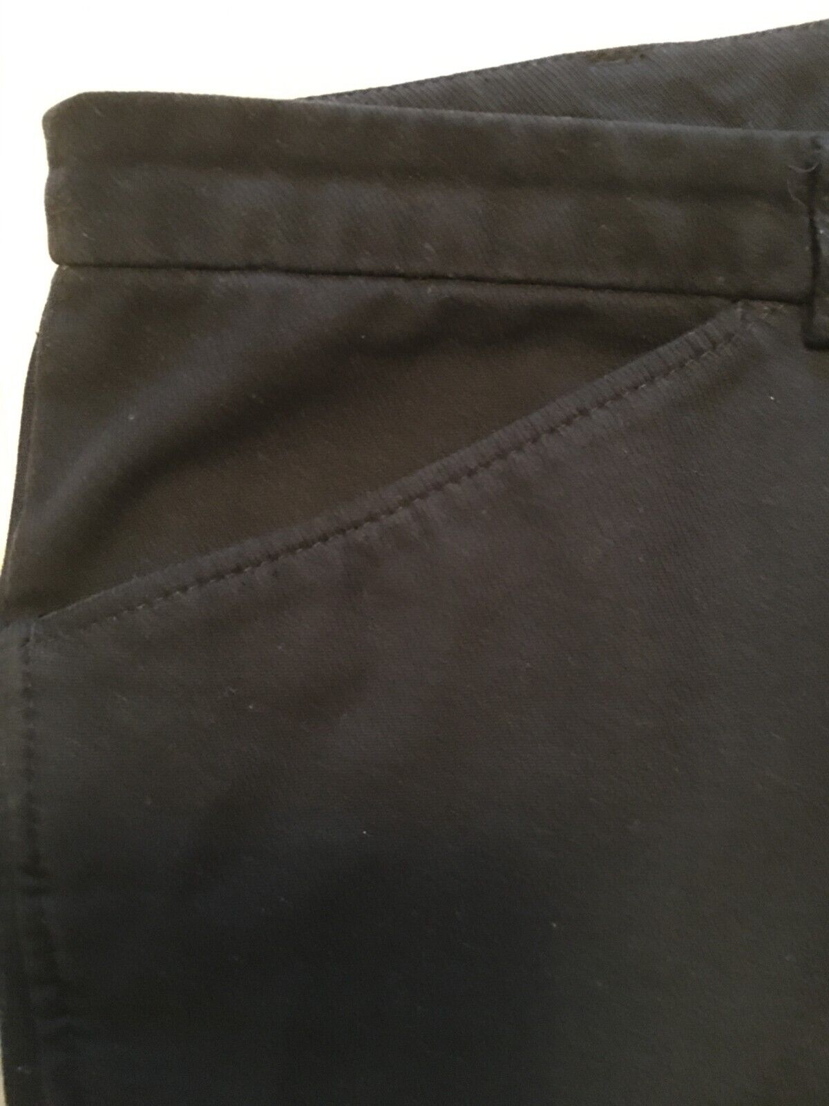 Escada Sport Pants Black High Waist Straight Leg … - image 7
