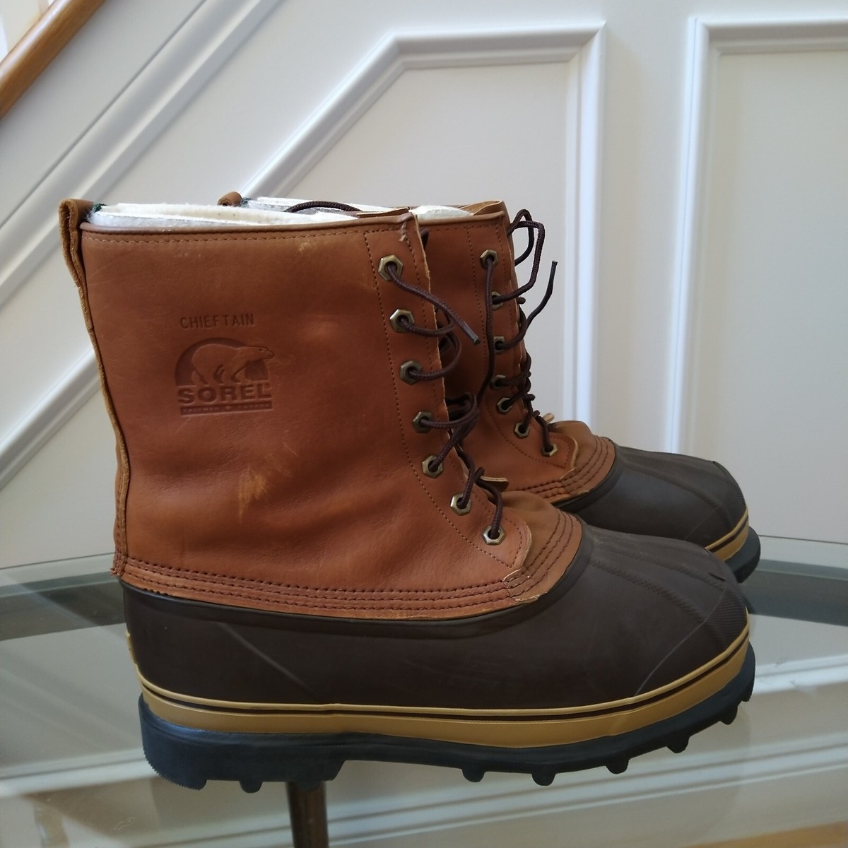 VTG Sorel Chieftain Heavy Duty Insulated Snow Boots Made In Canada