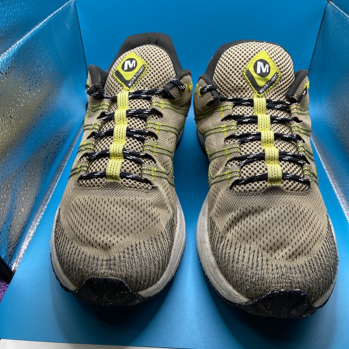 Men's Merrell Moab Flight Incense Tan Sz 12US Trail Running