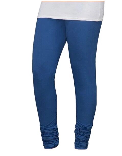 Navy Blue Cotton Legging Indian Women Fashion Yoga wear Casual Regular Fit