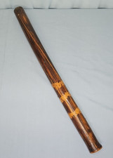 Native Honduras Rain Stick Shaker Traditional Instrument Hand Carved 21.5''