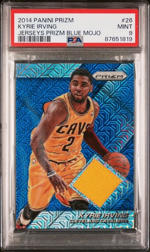 Kyrie Irving #26 — 2014 Panini Prizm Jerseys Prizm Blue Mojo basketball card