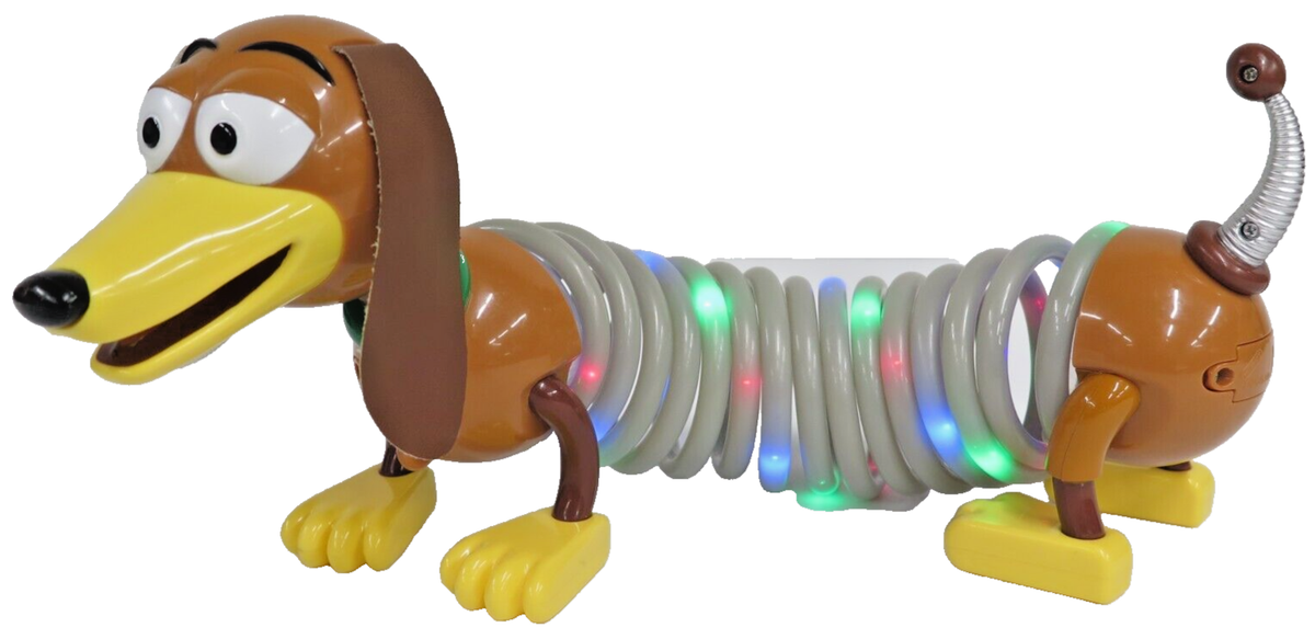 Animated Slink Do Toy Story Original Disney Pixar Toy Story Talking Stretch  Slinky Dog