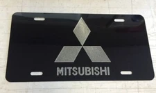 Mitsubishi Car Logo Aluminium License Plate Highest Quality For All Vehicles