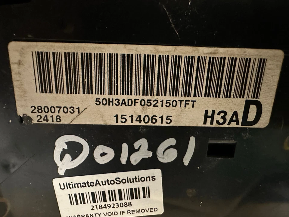 Speedometer Instrument 06 07 08  Envoy-Isuzu Ascender REBUILT 114,489 Miles - Image 3 of 3