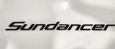 1PC Gloss Black SUNDANCER LETTERS EMBLEM BADGE FOR SEA RAY BOAT 24.25