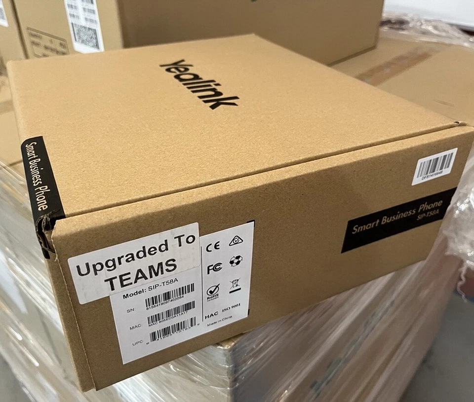 Yealink T58A Smart Business Phone SIP-T58A Upgraded to Teams, New in box - Image 3 of 3