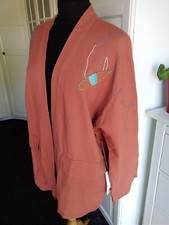 Billabong Madi Eye On You Eco Cotton Slub Oversized Kimono Jacket Size M Bnwt