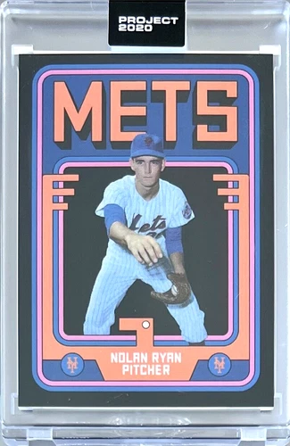 TOPPS PROJECT 2020 #126 NOLAN RYAN HOF by GROTESK ** 1969 METS FREE SHIPPING
