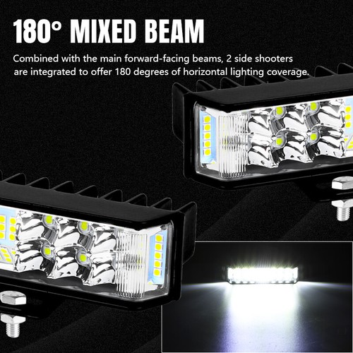 1X 6inch LED Work Light Bar Driving Headlight Spot Offroad Lamp Pod Fog ATV SUV - Picture 3 of 9