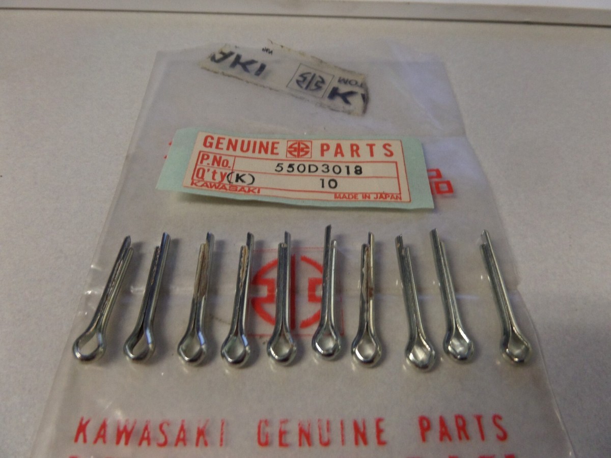 NOS Kawasaki OEM 3.0X18 Trans Change Drum Cotter Pins 1970-71 F5