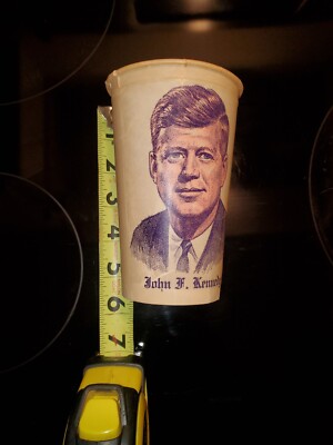 VINTAGE Rare John F. Kennedy Paper Cup MD Cup Corp Baltimore Sweetheart ...