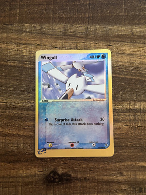 2003 Pokemon EX Ruby & Sapphire Wingull | 77/109 | Reverse Holo Common ...