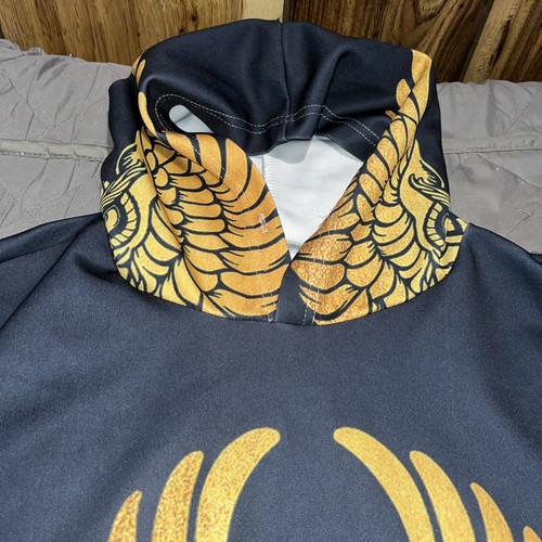 Owl Vanoss Limited Hoodie Navy Blue And Gold Graphic Small Unisex - 第 4/9 張圖片