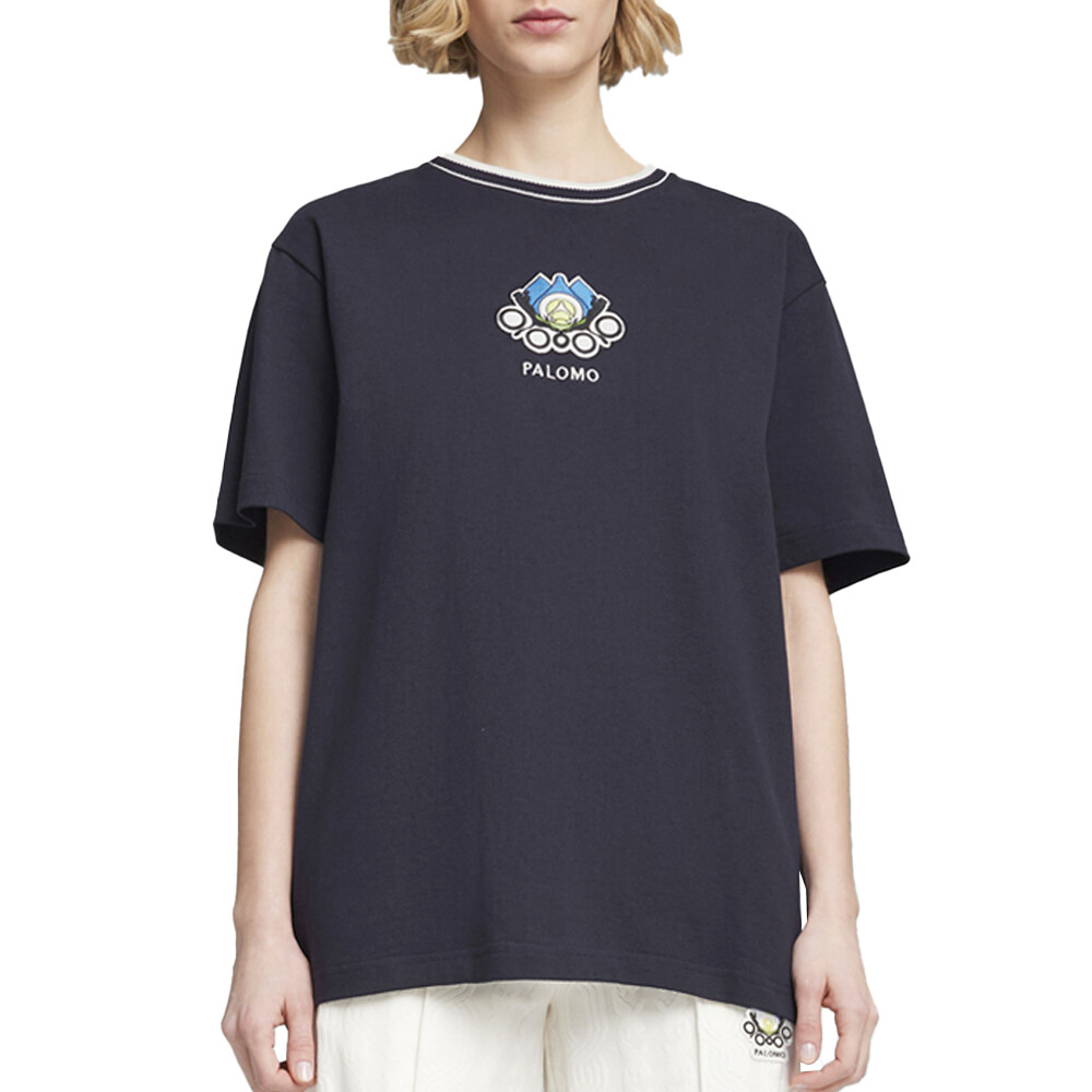 Футболка Puma X Palomo Graphic Tee Мужские синие спортивные повседневные топы 62555816