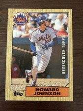 2017 Topps Rediscover Topps Buyback Silver 1987 Topps Howard Johnson #267