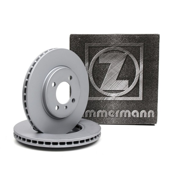 Zimmermann Bremsscheiben Satz FüR BMW 3Er E30 316-325I 324D/Td Mit ABS Z1 Vorne-image