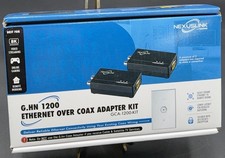 NexusLink GCA-1200-KIT G.hn Ethernet over Coax Adapter 1200Mbps New Open Box