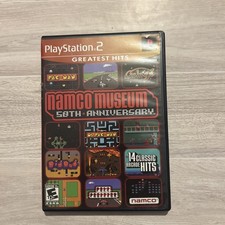 14 Games Namco Museum 50th Anniversary PS2 CIB V/GOOD NTSC GALAGA DIG DUG TESTED