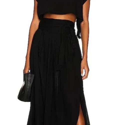 Free People XS Set Sundown Nero Nuovo! Gonna e top bohemien - Foto 11 di 12