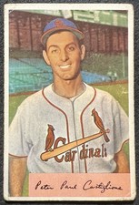 1954 BOWMAN PETE CASTIGLIONE (ST. LOUIS CARDINALS) #174 VG