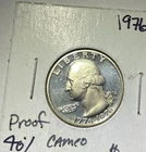 1976-S Silver Proof Bicentennial Washington Quarter 40%