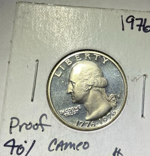 1976-S Silver Proof Bicentennial Washington Quarter 40%