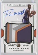 2017 Panini National Treasures Rookie Emerald 1/5 Davon Reed #131 Patch Auto i5q