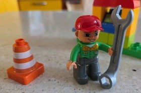 LEGO DUPLO - TOOL CART - 6146 - COMPLETE - USED - VINTAGE - NO BOX