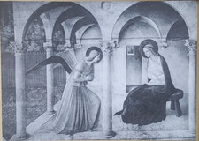 Annunciation, Fra Angelico, San Marco, Florence, Magic Lantern Glass Slide