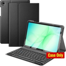 Slim Black Keyboard Case for Samsung Galaxy Tab A11 2025, 3 Viewing Angles