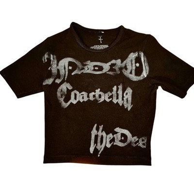 Travis Scott Cactus Jack Exclusive Coachella Merch Black Crop Top The Night Show