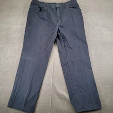 Duluth Trading Co Mens Work Pants Actual Size 36x29 Navy Blue