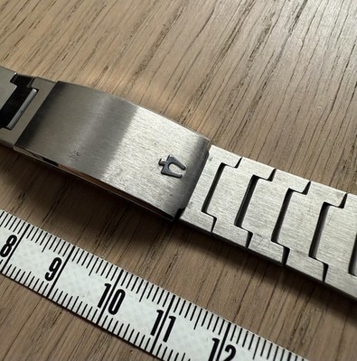 Bulova Stahl Uhrenarmband Steel Bracelet 11mm 25mm Vintage good condition