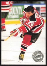 Peter Stastny, 1991-92 Pro Set Platinum, #194, New Jersey Devils,