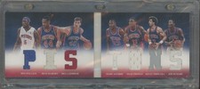 2012-13 Panini Preferred Ben Wallace Bill Laimbeer Dumars GU Multi-Patches /129