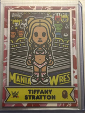 2025 Topps Bape WWE Tiffany Stratton Pink Camo Baby Milo 9/25