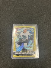 2024-25 O-Pee-Chee Platinum Logan Morrison #251 Neon Yellow Surge (RC)