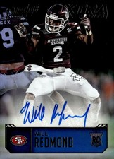 2016 Panini Prestige #WR Will Redmond Rookies Signatures Xtra Points Gold #/50