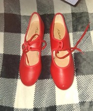 Red Katz Tap Shoes Size 4 1/2