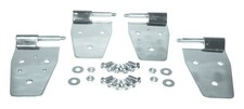 Bisagra de puerta de acero inoxidable pulido RT Offroad RT34009 L/R U/L lado de puerta para 87-06 TJ/YJ