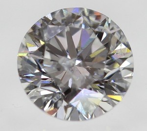 0.38 Carat F SI1 Round Brilliant Natural Enhanced MINED Loose Diamond 4.46mm