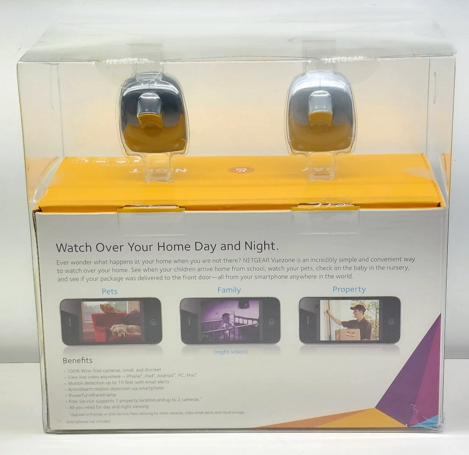 Netgear Vuezone VZSX2800 Day and Night Home Video Monitoring System - Image 4 of 4