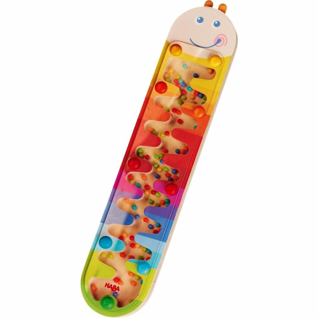 Bâton de pluie ver multicolore 302593 jouet éveil musical en bois pour bébé