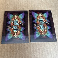 (2) 2015 Goodwin Champions Game Chance 3D 6 Spades  Trading Card (f3)