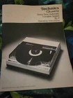 Technics SL-7 Record Player / Turntable Owners / User Manual *Original*